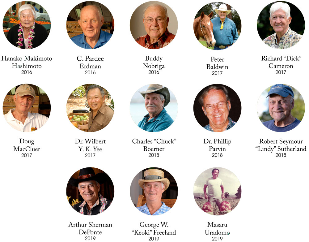 Maui Legacy Farmers Honorees
