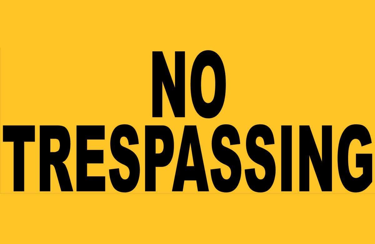 NO TRESPASSING Signs Now Available for Farmers