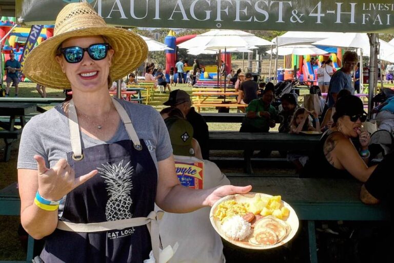 Pancake breakfast at Maui Agfest