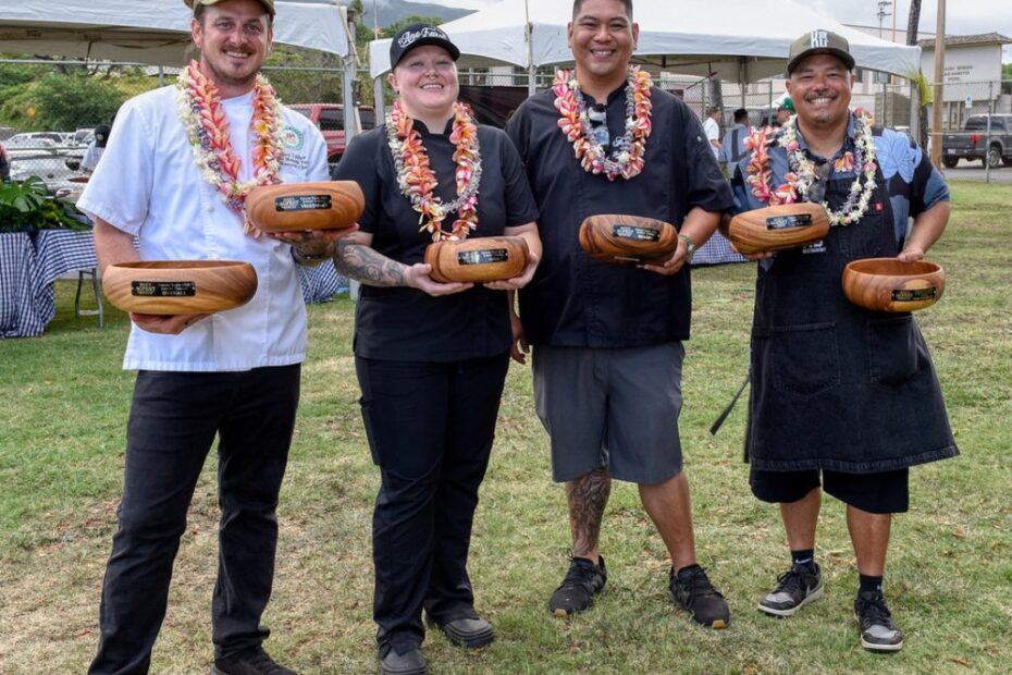 Grand Taste at Maui AgFest delivers winners, showcases dynamic local dining scene Twelve chefs from Maui restaurants competed in Grand Taste in four categories: ʻĀina, Kai, Vegetarian, and Dessert; each chef choosing a local ingredient and making it the star of their original dish. And the winners are: